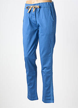 Pantalon chino stretch taille normale bleu PAKO LITTO femme
