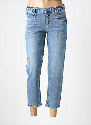 Jeans coupe droite stretch taille normale bleu VILA femme