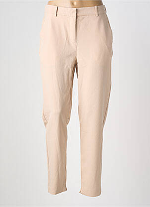 Pantalon droit stretch taille normale beige B.YOUNG femme
