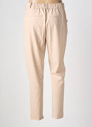 Pantalon droit stretch taille normale beige B.YOUNG femme