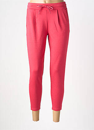 Pantalon 7/8 stretch taille normale rose ICHI femme