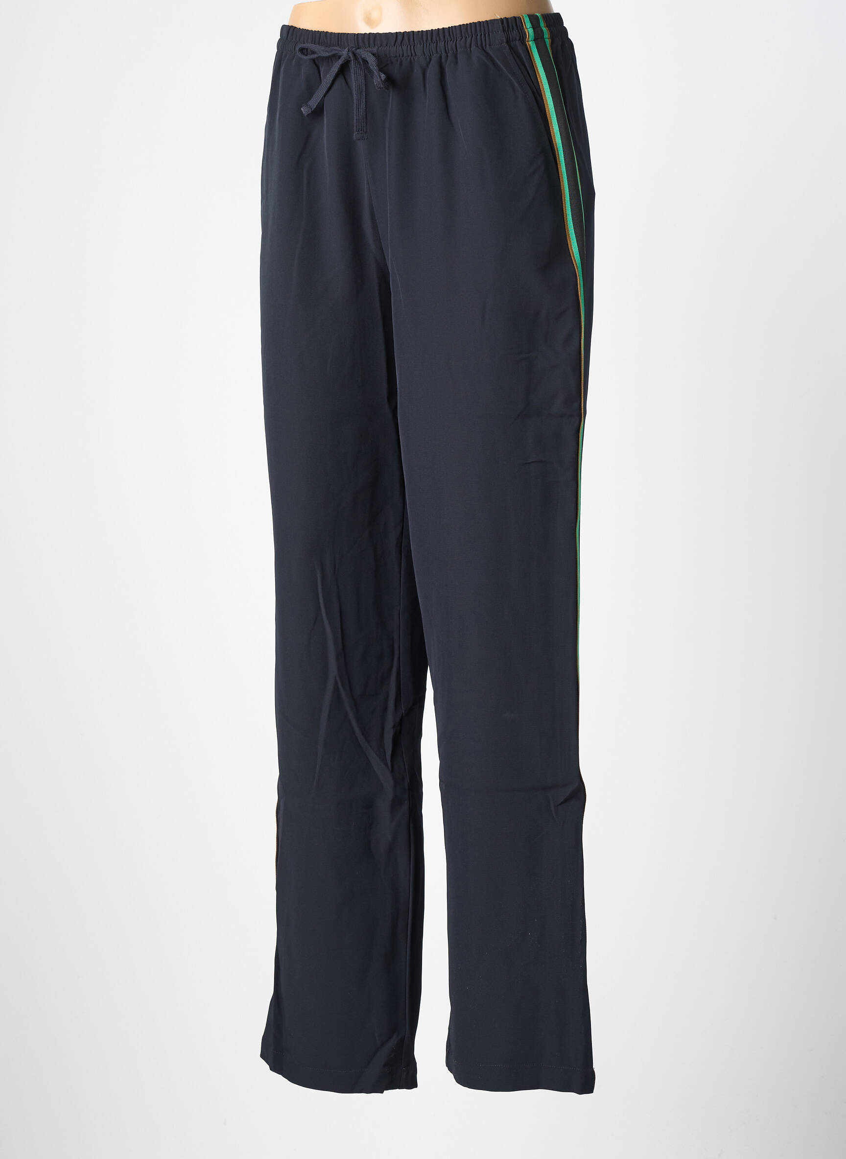 Pantalon droit stretch taille normale noir VILA femme
