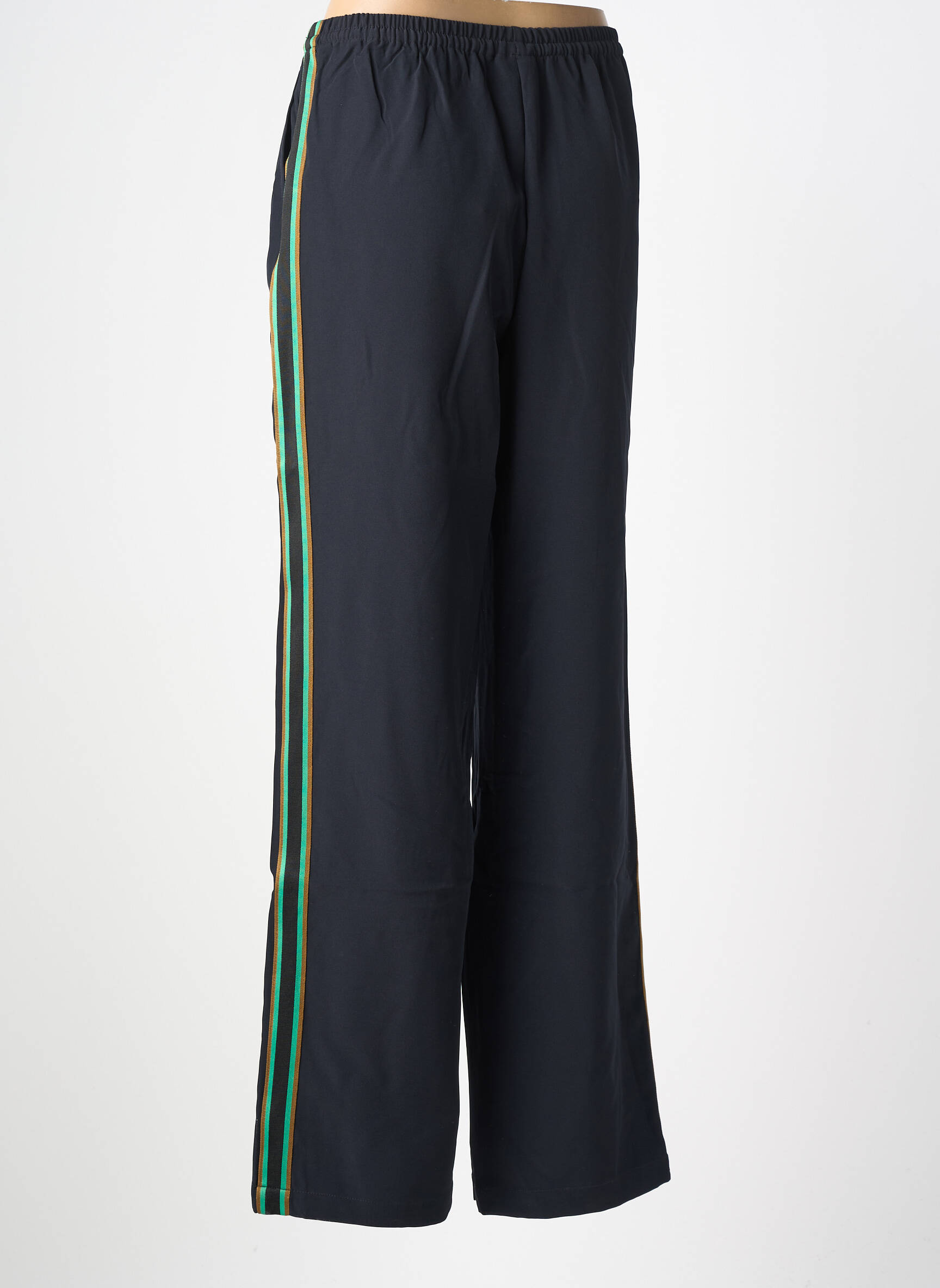 Pantalon droit stretch taille normale noir VILA femme