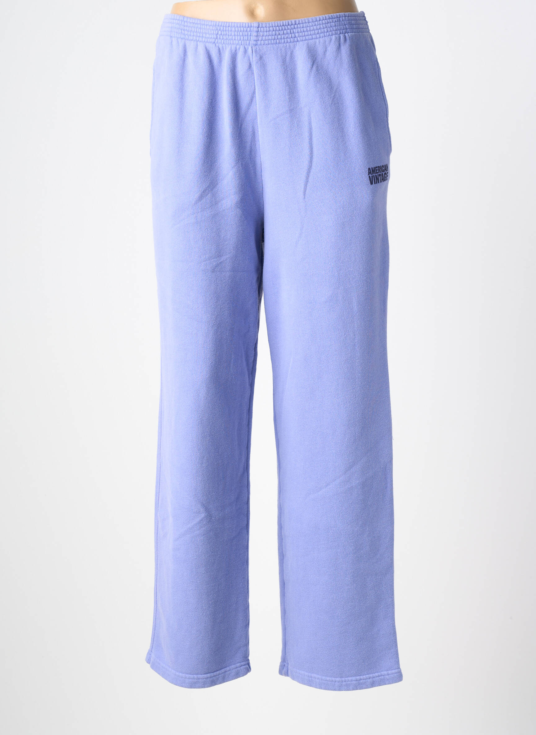 Jogging poches taille normale violet AMERICAN VINTAGE femme