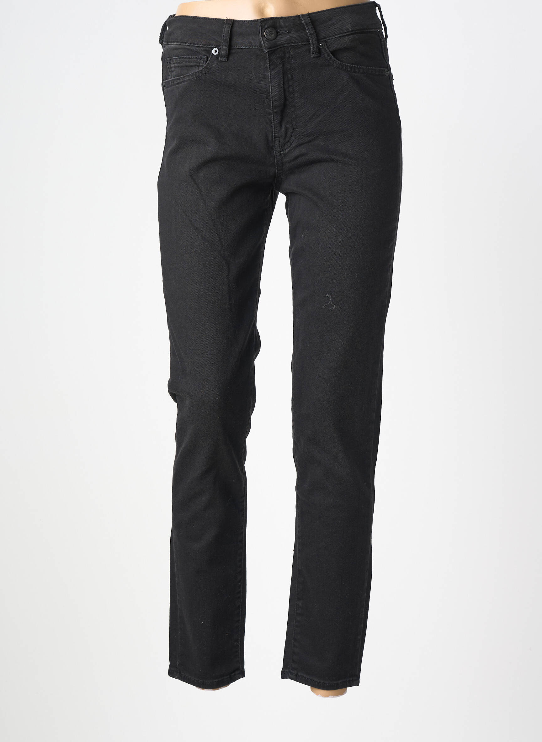 Jeans coupe slim stretch taille normale noir FIVE femme