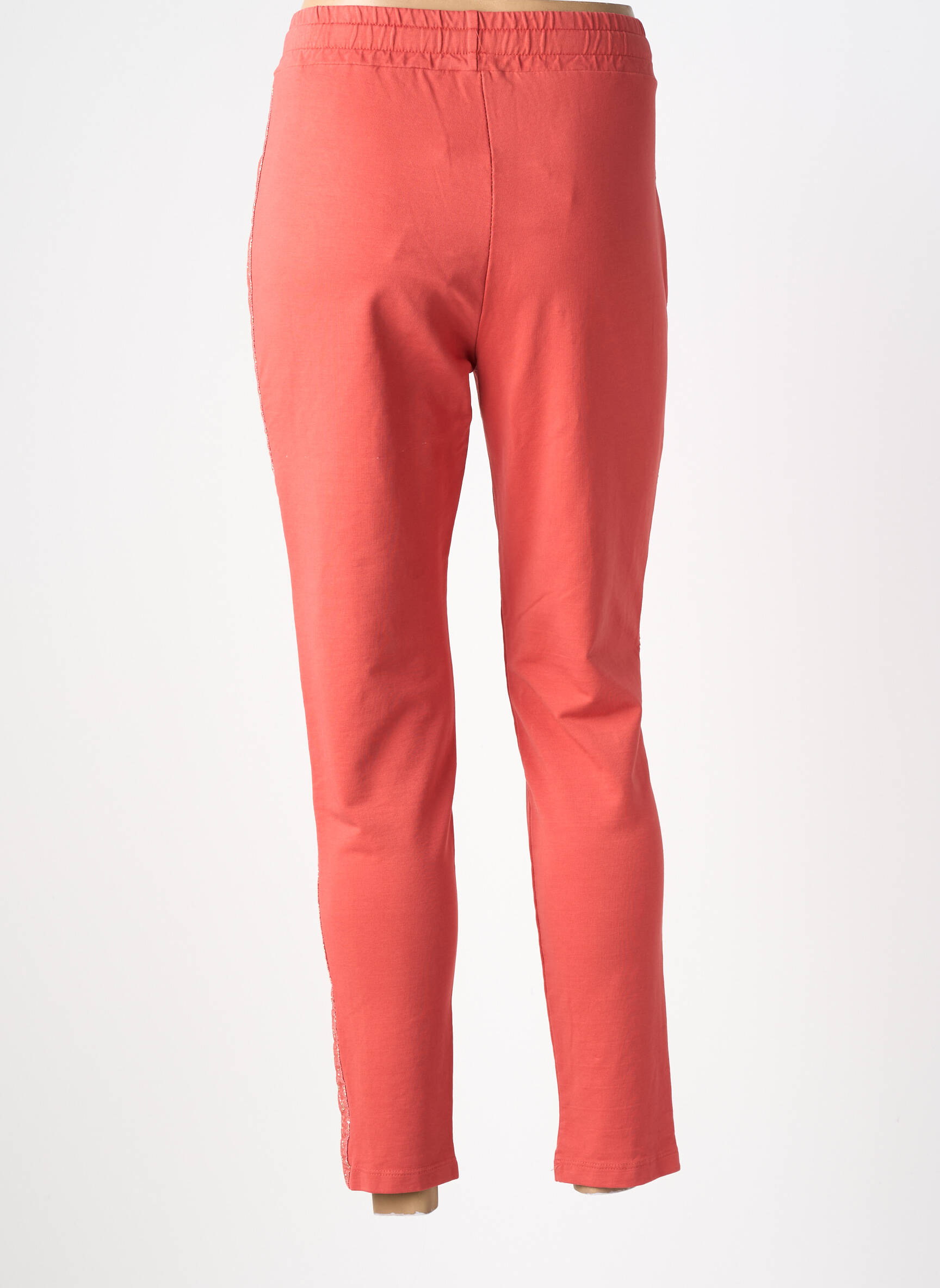 Pantalon slim taille élastique taille normale rouge PAKO LITTO femme
