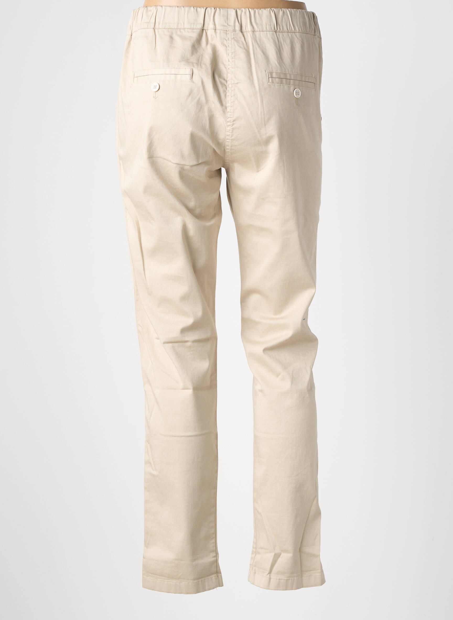 Pantalon chino stretch taille normale beige PAKO LITTO femme