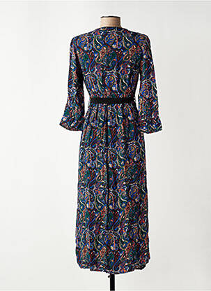 Robe longue manches longues manches longues bleu VERO MODA femme