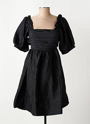 Robe courte manches courtes manches courtes noir VERO MODA femme