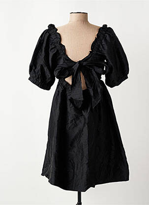 Robe courte manches courtes manches courtes noir VERO MODA femme