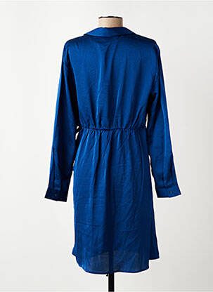 Robe mi-longue manches longues manches longues bleu VERO MODA femme