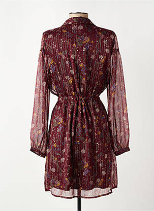 Robe courte manches longues manches longues violet VERO MODA femme