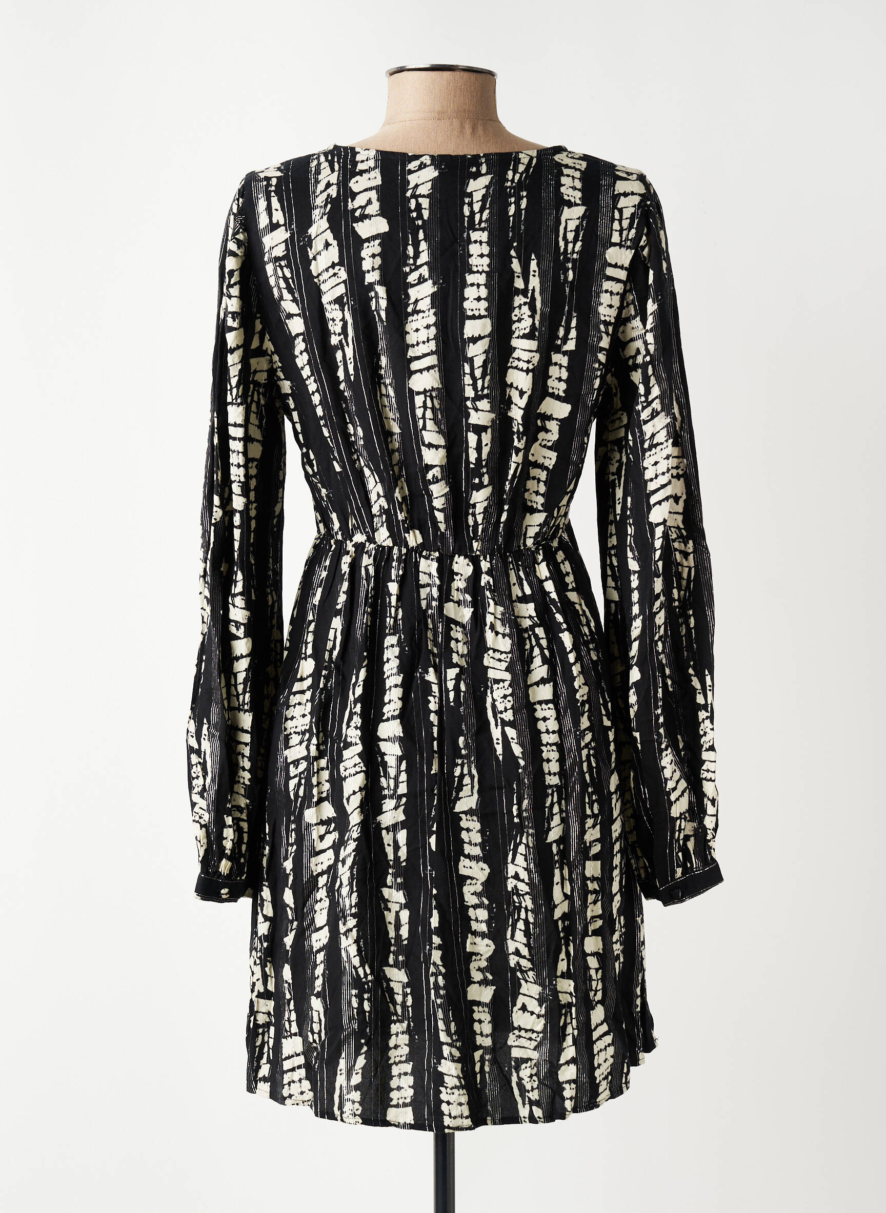 Robe courte manches longues manches longues noir VERO MODA femme