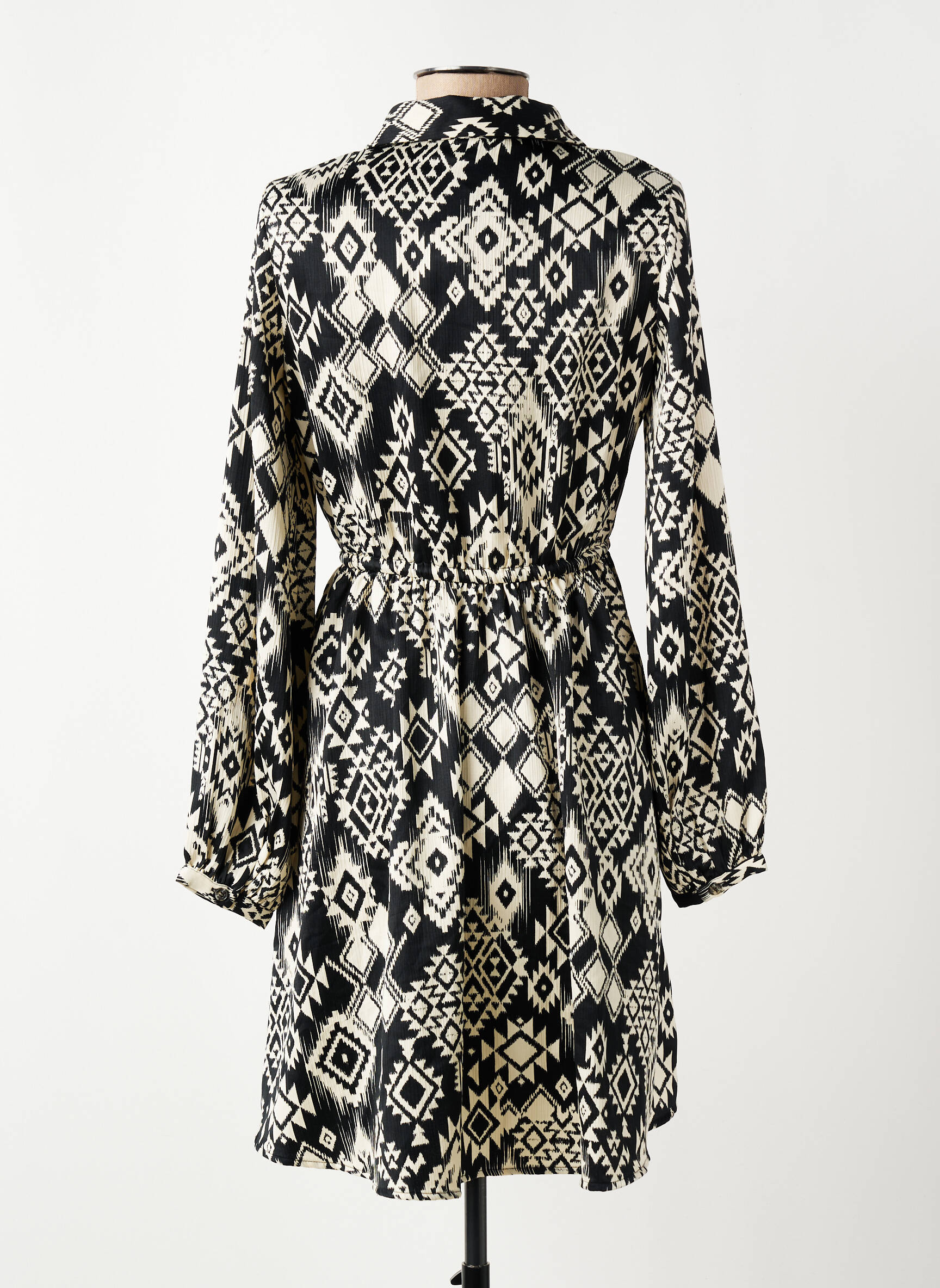 Robe courte manches longues manches longues noir VERO MODA femme