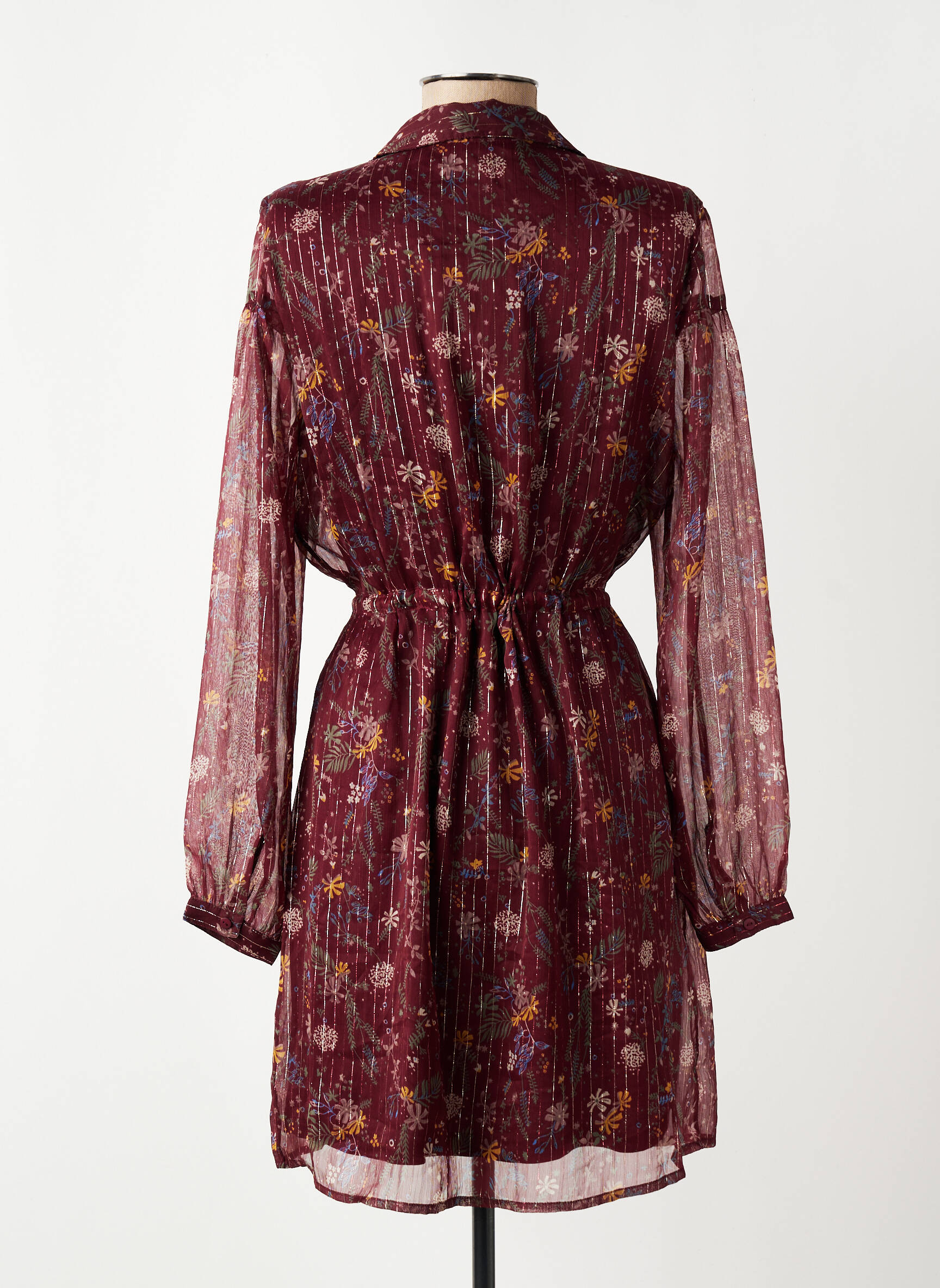 Robe courte manches longues manches longues violet VERO MODA femme