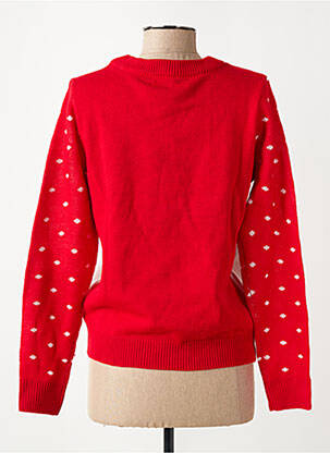 Pull stretch manches longues rouge VERO MODA femme