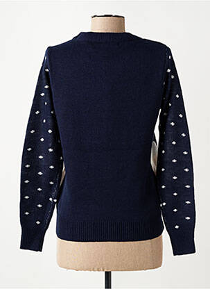 Pull stretch manches longues bleu VERO MODA femme