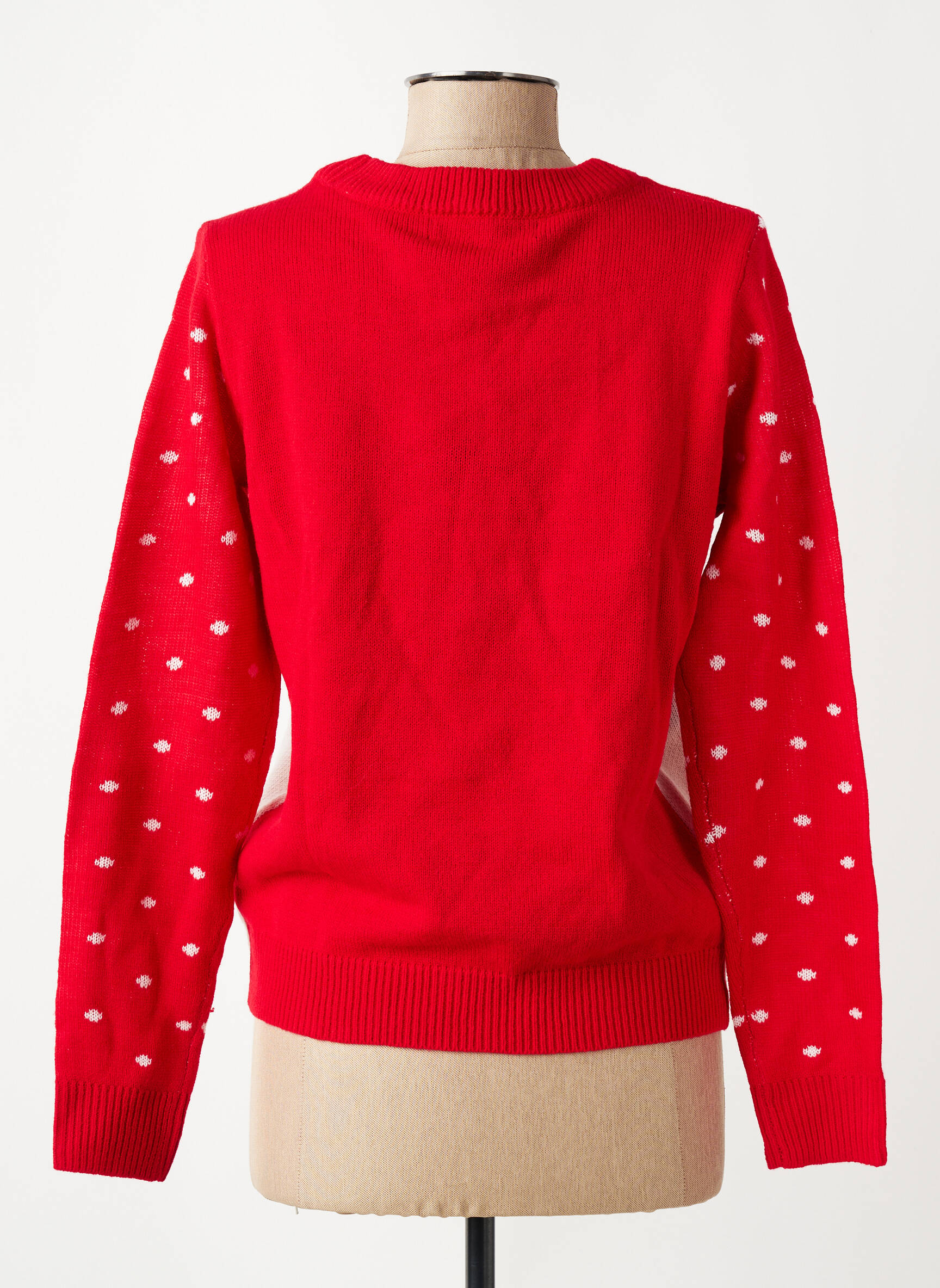 Pull stretch manches longues rouge VERO MODA femme