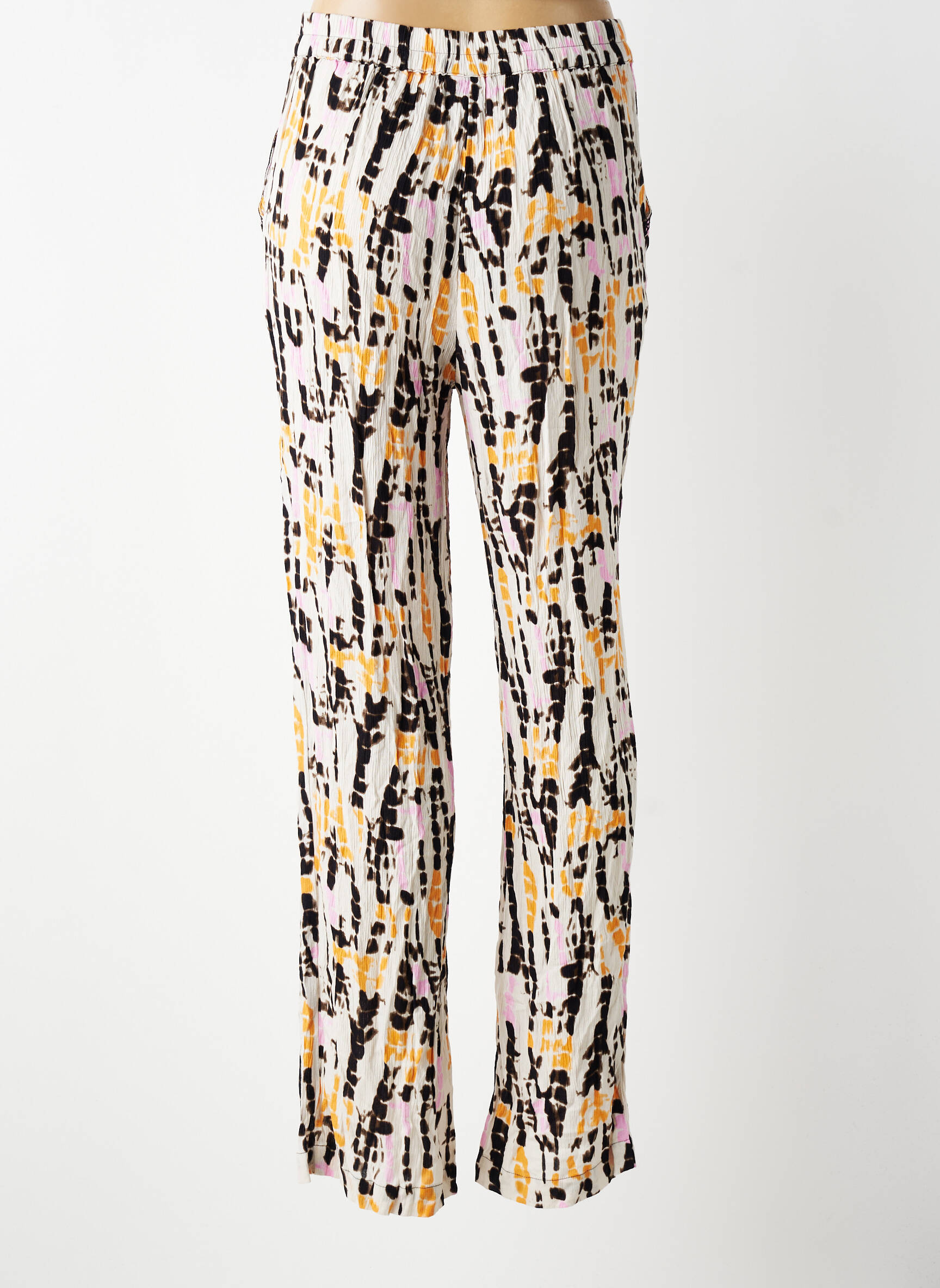 Pantalon droit taille élastique taille normale gris VERO MODA femme
