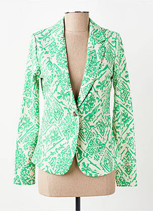 Blazer fausses poches vert ICHI femme