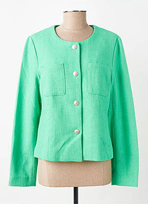 Veste chic poches vert C'EST BEAU LA VIE femme