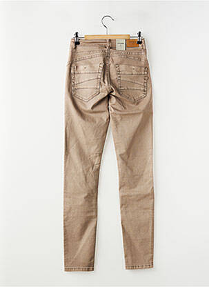 Jeans coupe slim stretch taille normale marron CREAM femme