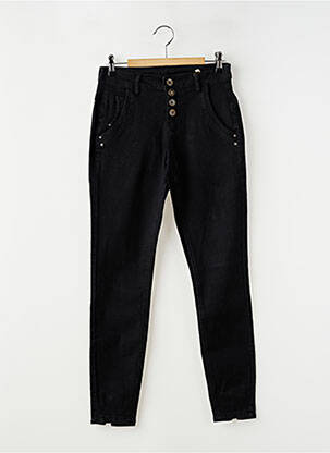 Jeans coupe slim stretch taille normale noir CREAM femme