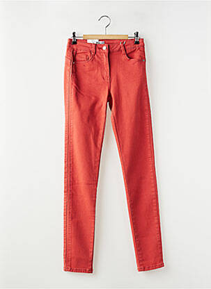 Jeans coupe slim stretch taille normale rose C'EST BEAU LA VIE femme