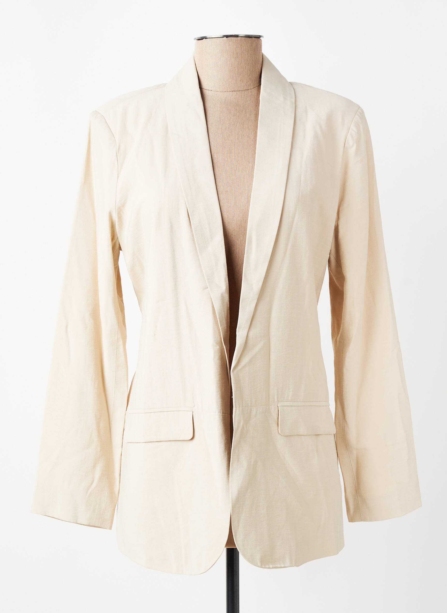 Blazer coupe cintrée beige YAYA femme