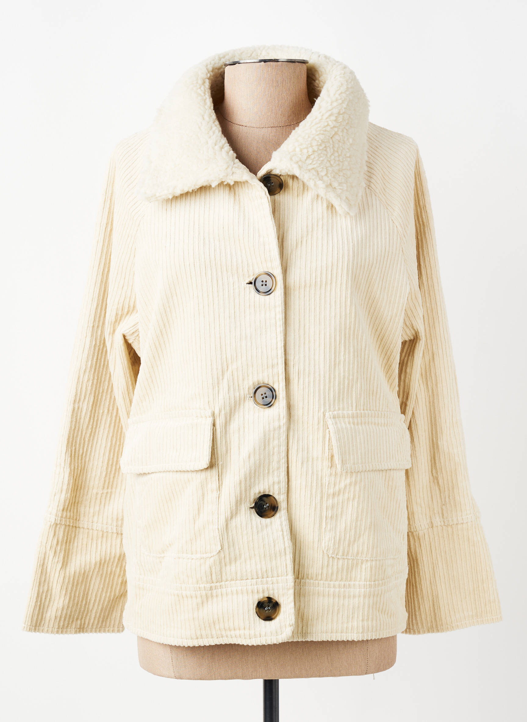 Veste casual poches beige ARTLOVE femme