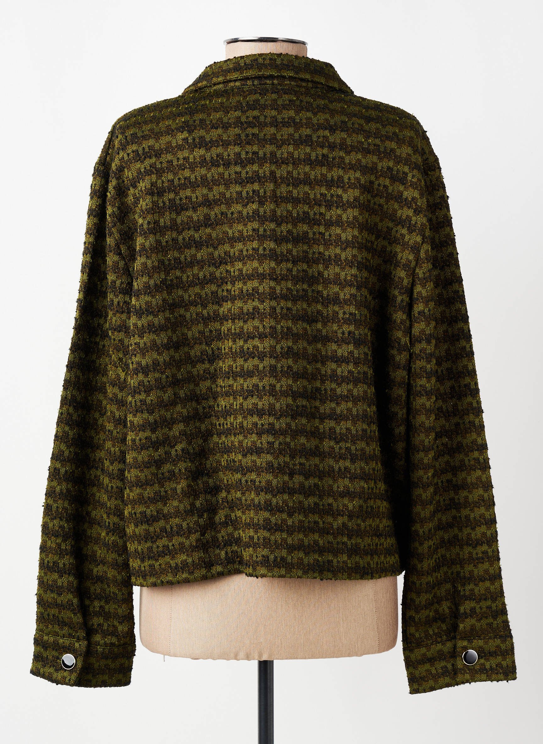 Veste casual poches vert ICHI femme