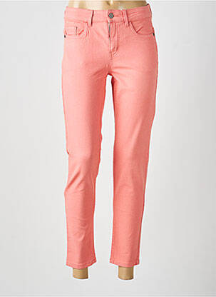 Jeans coupe slim taille normale taille normale rose FRANSA femme
