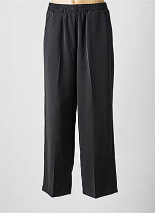 Pantalon large tissage crêpe taille normale noir GRACE & MILA femme