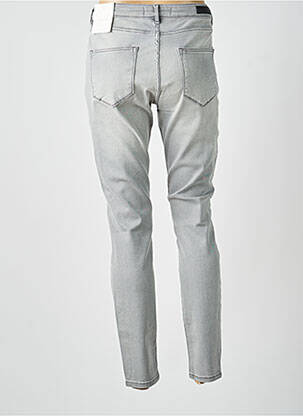 Jeans coupe slim stretch taille normale gris YAYA femme