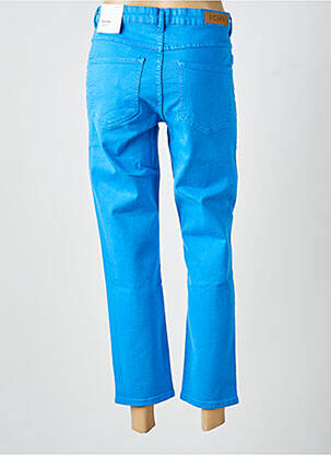 Jeans coupe droite stretch taille normale bleu ICHI femme