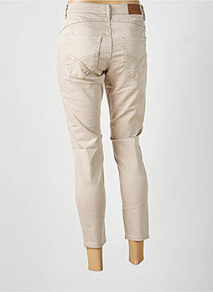 Jeans coupe slim stretch taille normale beige CREAM femme