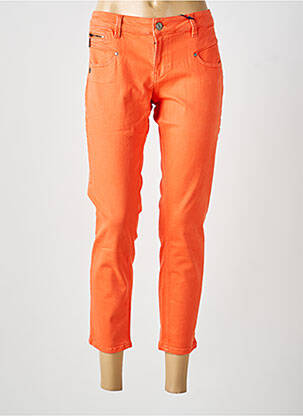 Jeans coupe slim stretch taille normale orange FREEMAN T.PORTER femme