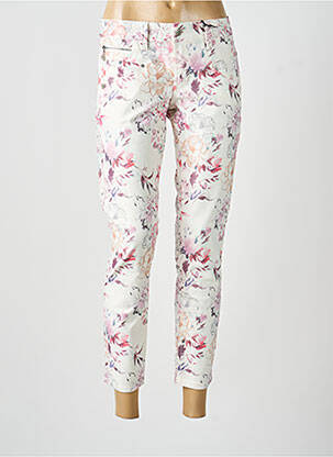 Jeans coupe slim taille normale taille normale blanc FREEMAN T.PORTER femme