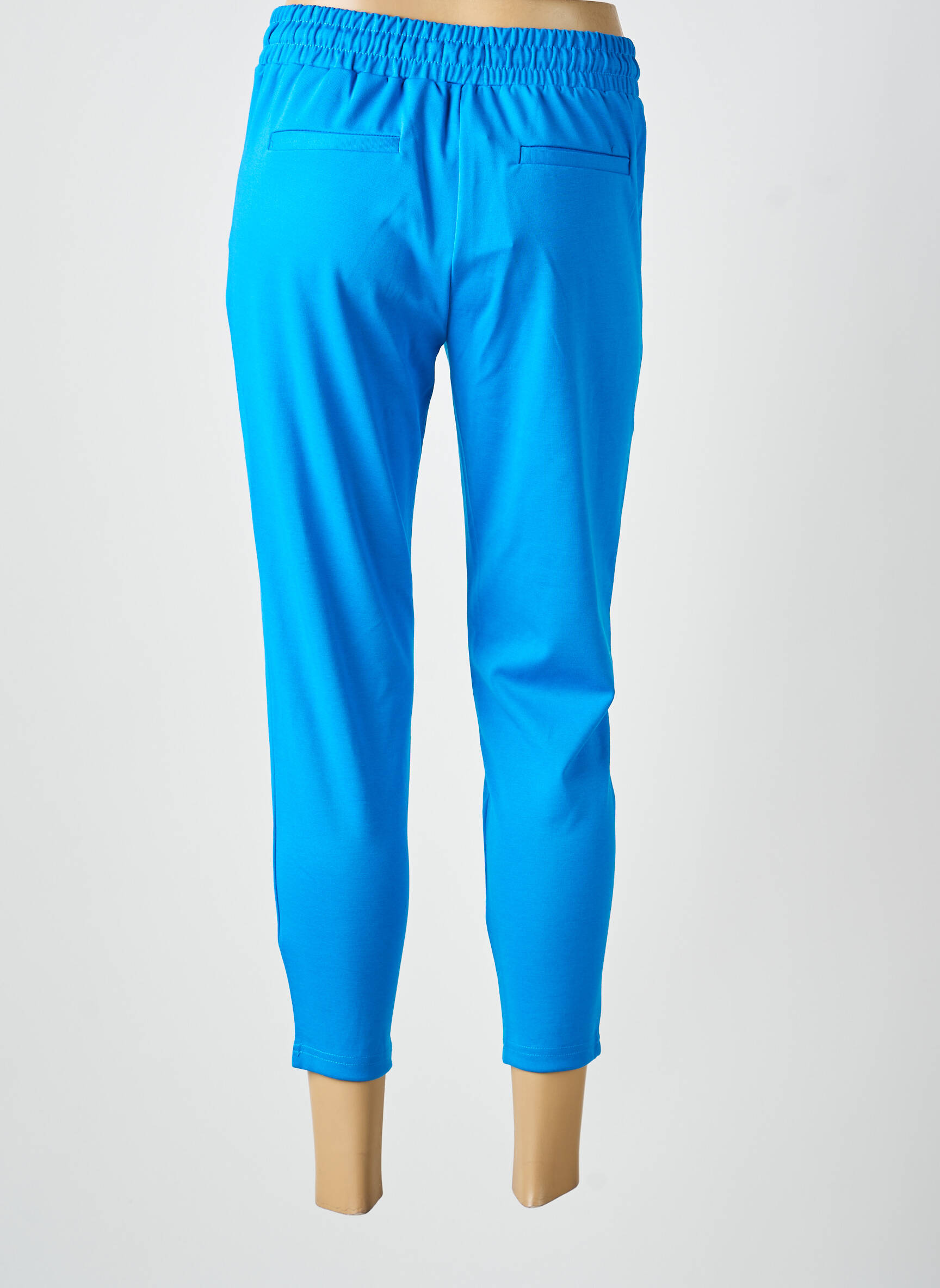 Jogging slim taille normale bleu ICHI femme
