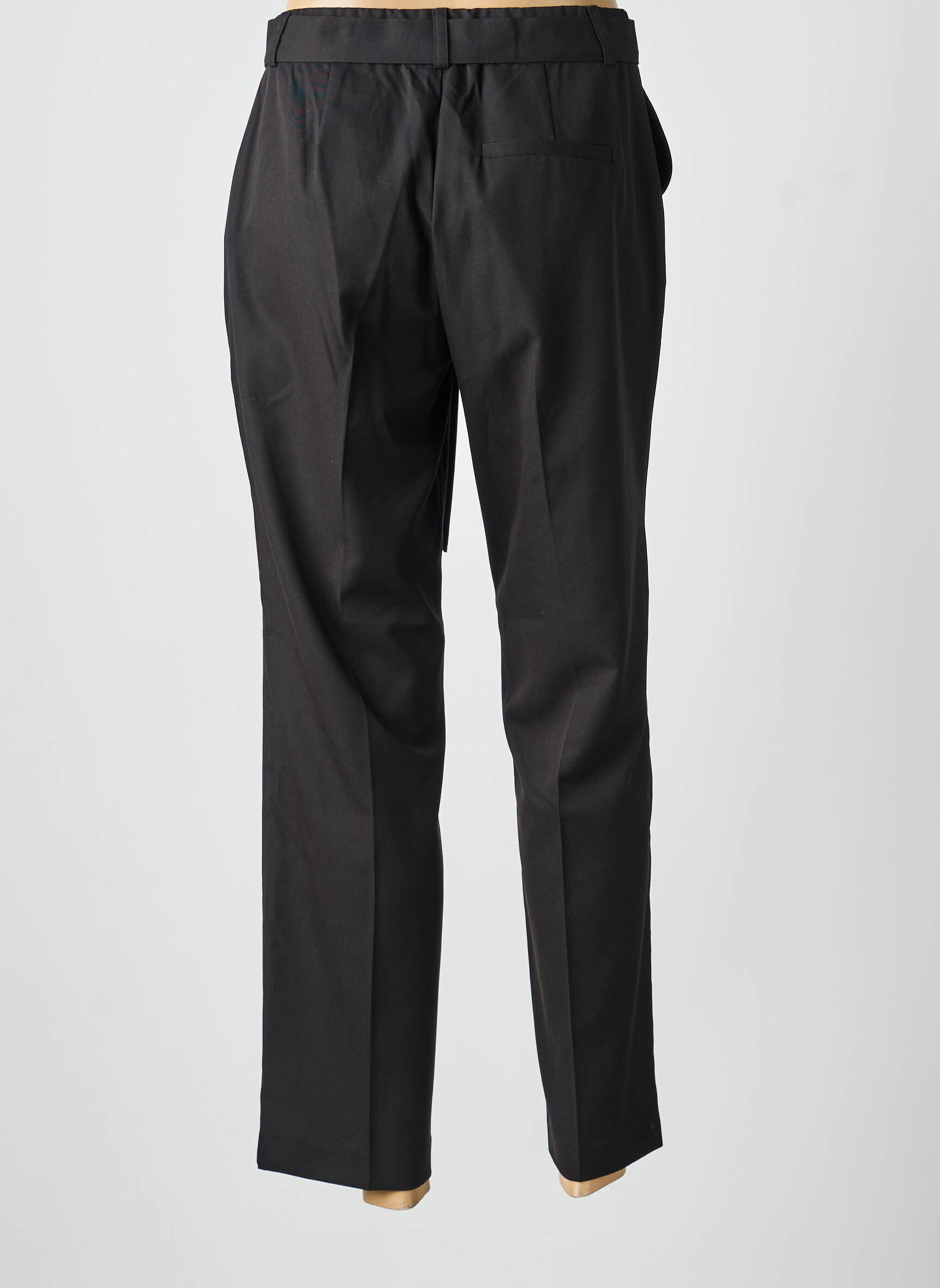 Pantalon droit taille à pinces taille normale noir CREAM femme