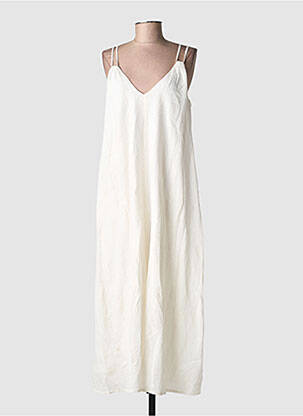 Robe mi-longue sans manche sans manche blanc MOLLY BRACKEN femme