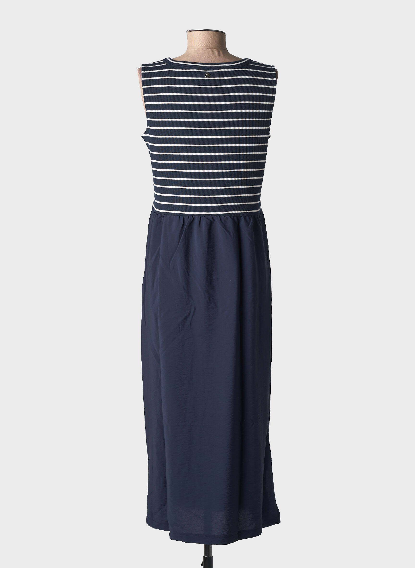 Robe mi-longue sans manche sans manche bleu STREET ONE femme