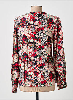 Chemisier imprimé fleurs manches longues rouge WHITE STUFF femme