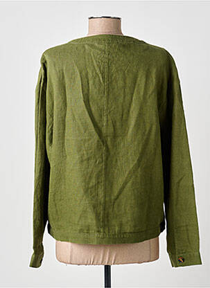 Veste casual col rond vert WHITE STUFF femme