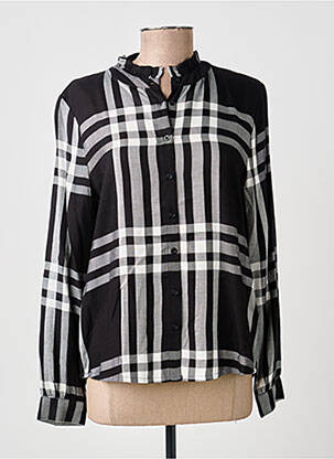 Chemisier coupe droite manches longues noir STREET ONE femme
