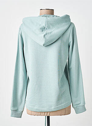 Sweat-shirt à capuche stretch manches longues vert STREET ONE femme