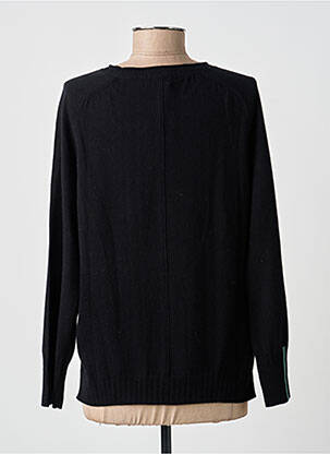 Pull stretch manches longues noir WHITE SUN femme