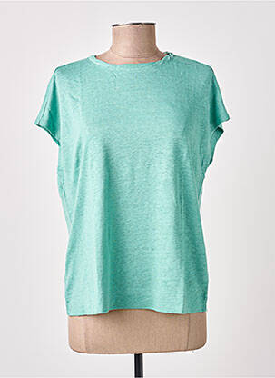 T-shirt coupe droite manches courtes vert WHITE STUFF femme