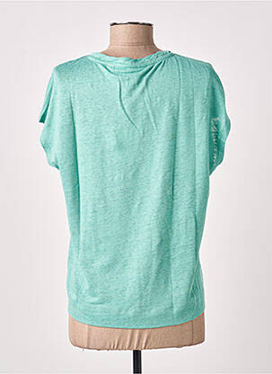 T-shirt coupe droite manches courtes vert WHITE STUFF femme