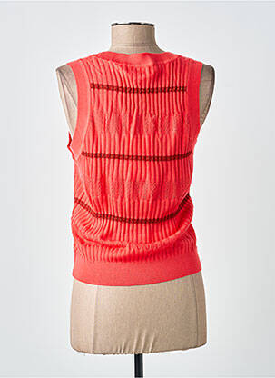 Top stretch sans manche orange FREEMAN T.PORTER femme